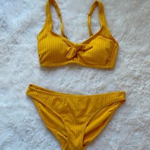 Yellow bikini